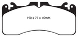 EBC Brakes DP21867 Greenstuff 2000 Series Sport Brake Pads; FMSI Pad No. D1440; - Truck Part Superstore