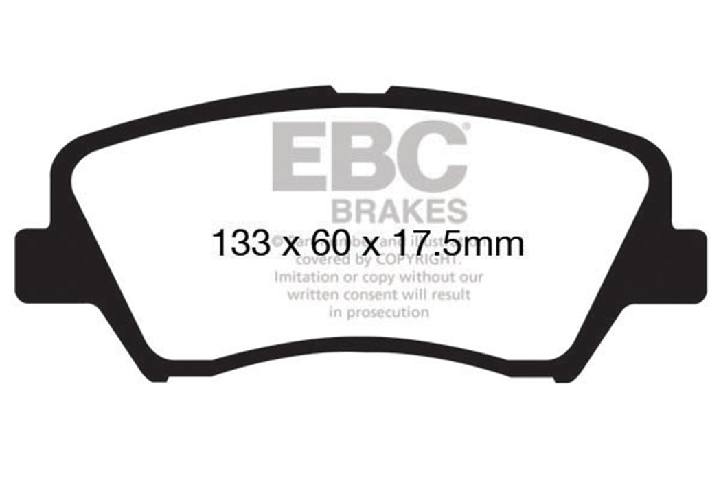 EBC Brakes DP21874 Greenstuff 2000 Series Sport Brake Pads - Truck Part Superstore