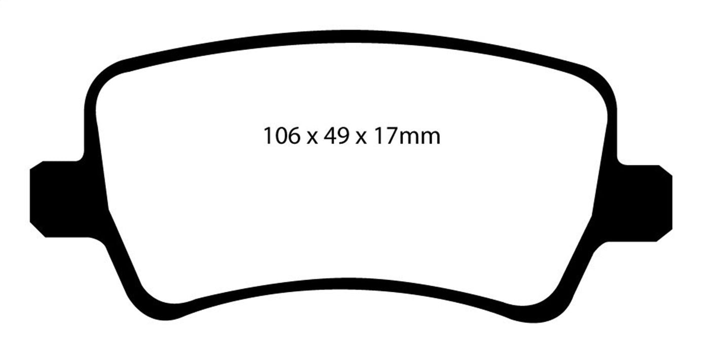EBC Brakes DP21934 Greenstuff 2000 Series Sport Brake Pads - Truck Part Superstore