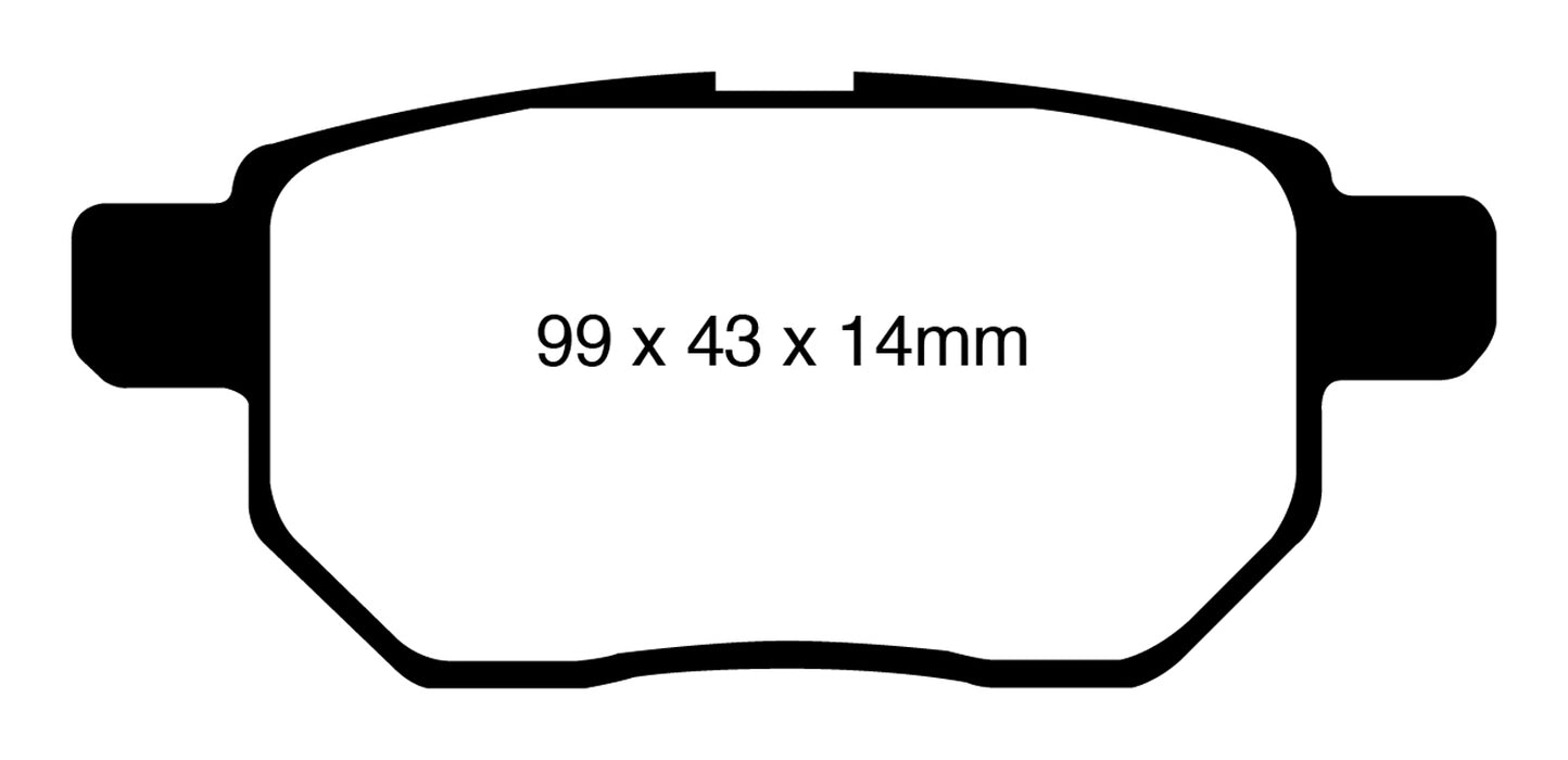 EBC Brakes DP21947 Greenstuff 2000 Series Sport Brake Pads - Truck Part Superstore
