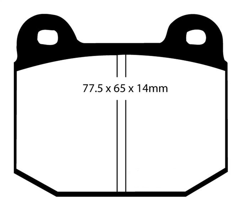 EBC Brakes DP2197 Greenstuff 2000 Series Sport Brake Pads - Truck Part Superstore