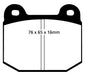 EBC Brakes DP2197 Greenstuff 2000 Series Sport Brake Pads - Truck Part Superstore