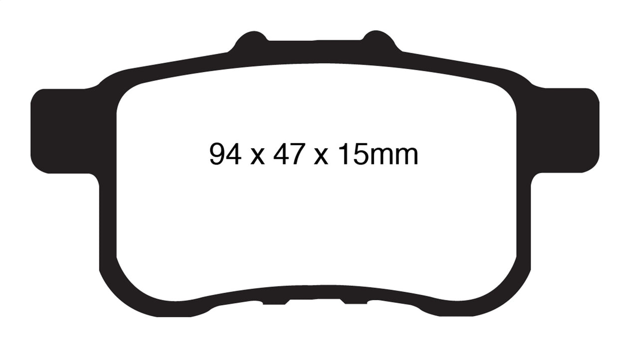 EBC Brakes DP21987 Greenstuff 2000 Series Sport Brake Pads - Truck Part Superstore