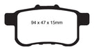 EBC Brakes DP21987 Greenstuff 2000 Series Sport Brake Pads - Truck Part Superstore