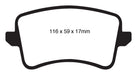 EBC Brakes DP21988 Greenstuff 2000 Series Sport Brake Pads - Truck Part Superstore