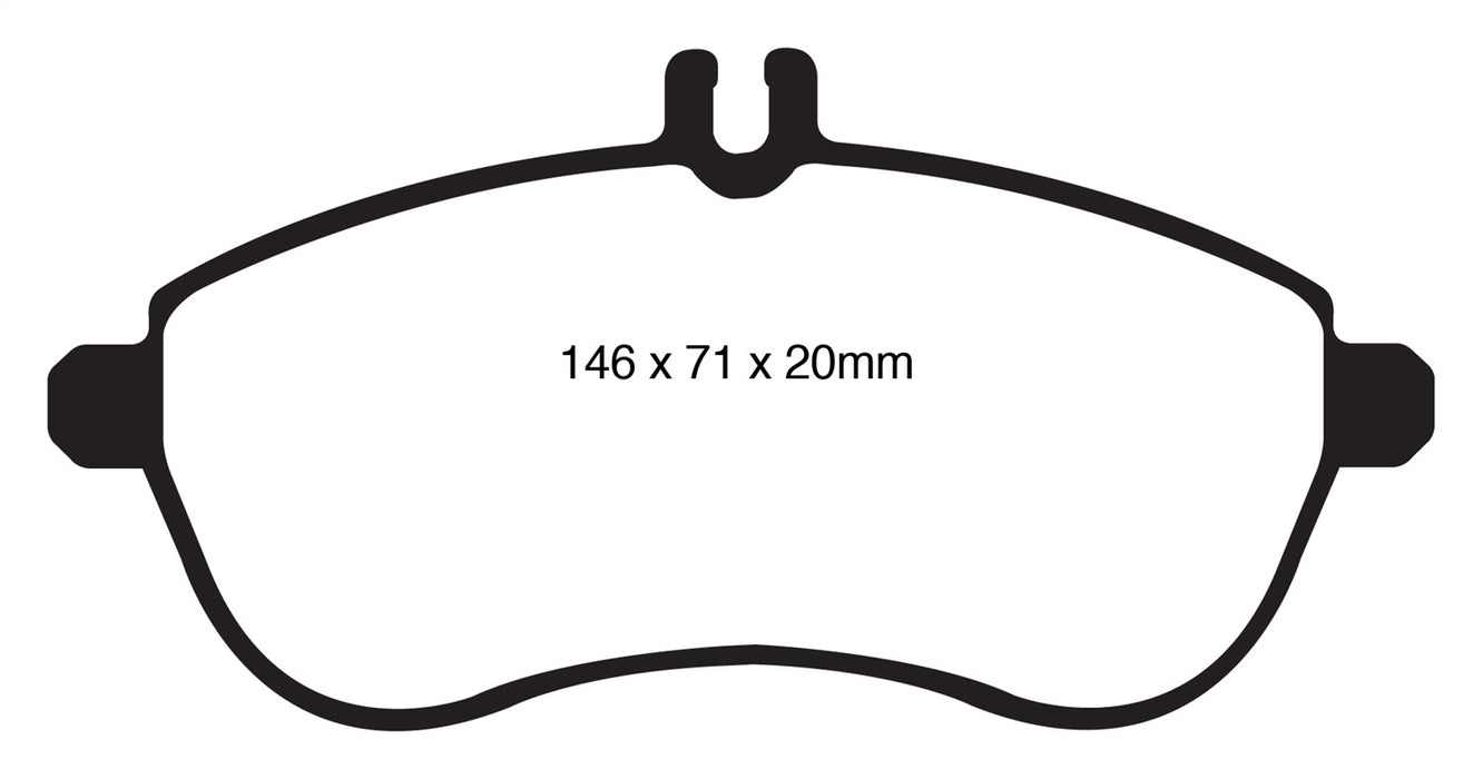 EBC Brakes DP21989 Greenstuff 2000 Series Sport Brake Pads - Truck Part Superstore