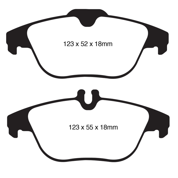 EBC Brakes DP21990 Greenstuff 2000 Series Sport Brake Pads - Truck Part Superstore
