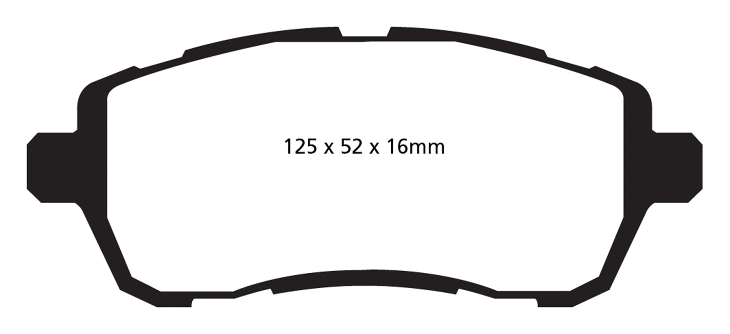 EBC Brakes DP22002 Greenstuff 2000 Series Sport Brake Pads - Truck Part Superstore