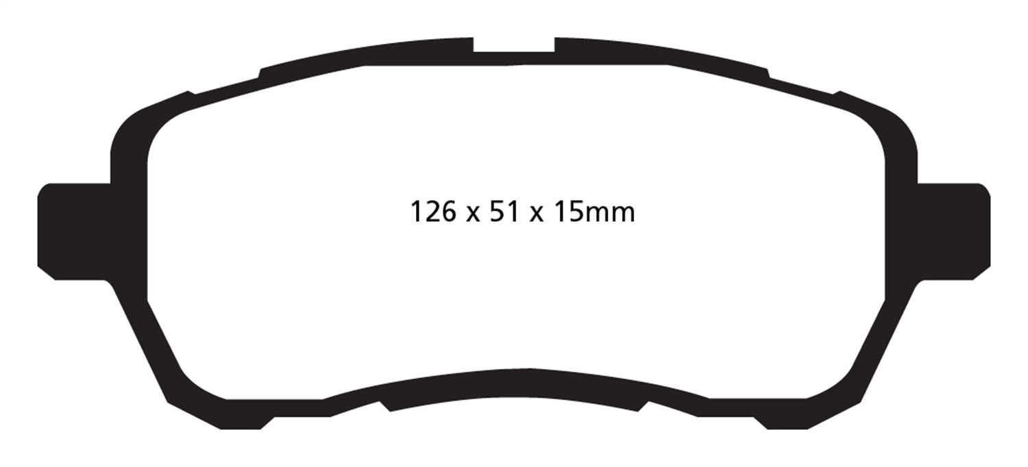 EBC Brakes DP22003 Greenstuff 2000 Series Sport Brake Pads - Truck Part Superstore