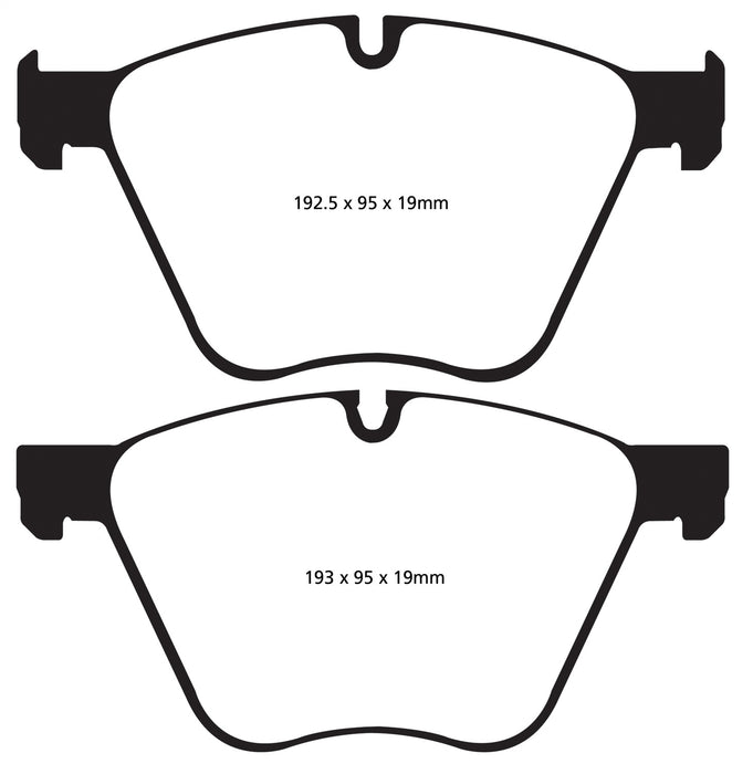 EBC Brakes DP22007 Greenstuff 2000 Series Sport Brake Pads - Truck Part Superstore