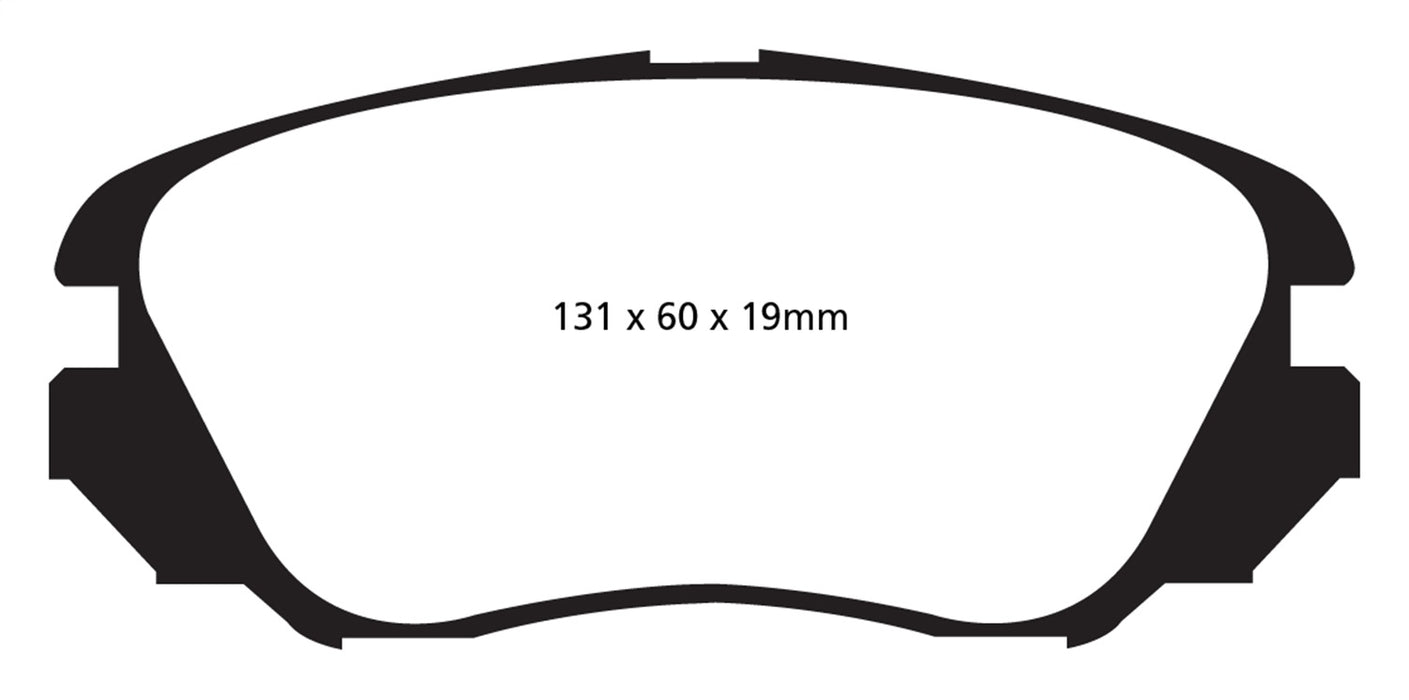 EBC Brakes DP22013 Greenstuff 2000 Series Sport Brake Pads - Truck Part Superstore