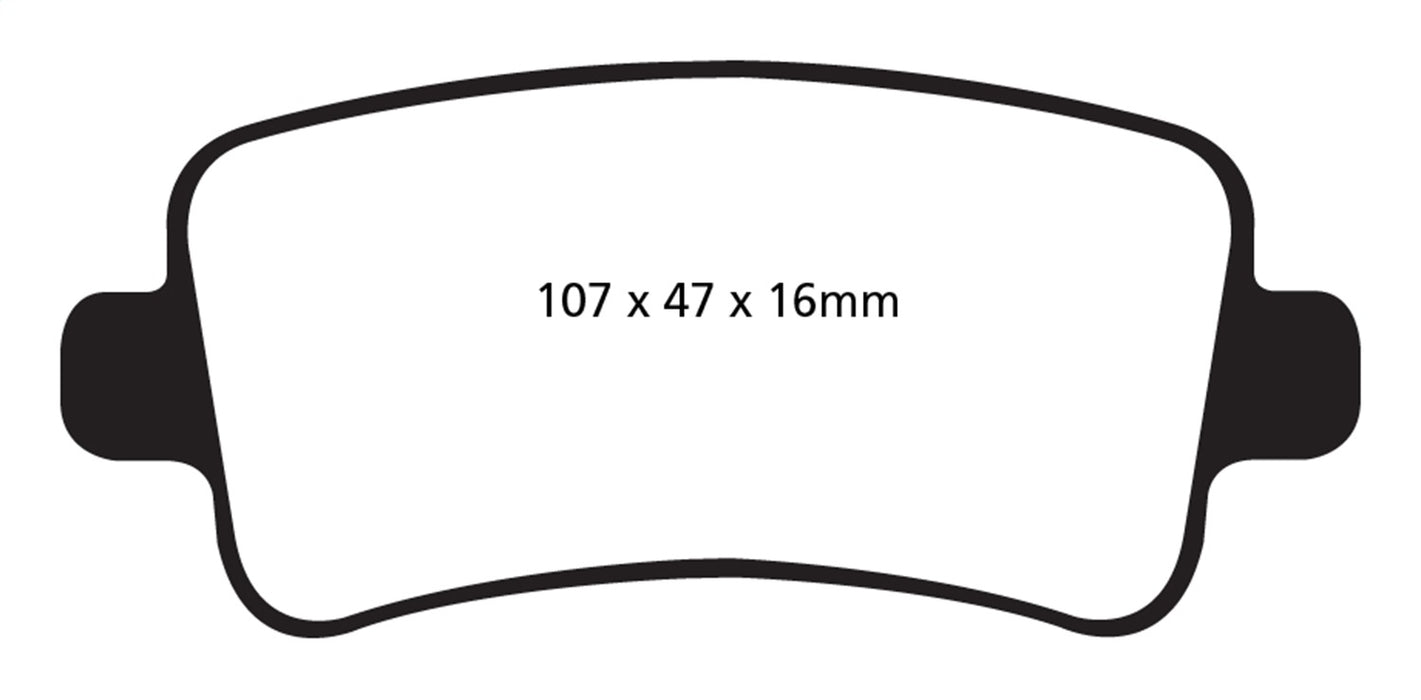 EBC Brakes DP22016 Greenstuff 2000 Series Sport Brake Pads - Truck Part Superstore