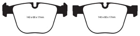 EBC Brakes DP22020 Greenstuff 2000 Series Sport Brake Pads - Truck Part Superstore
