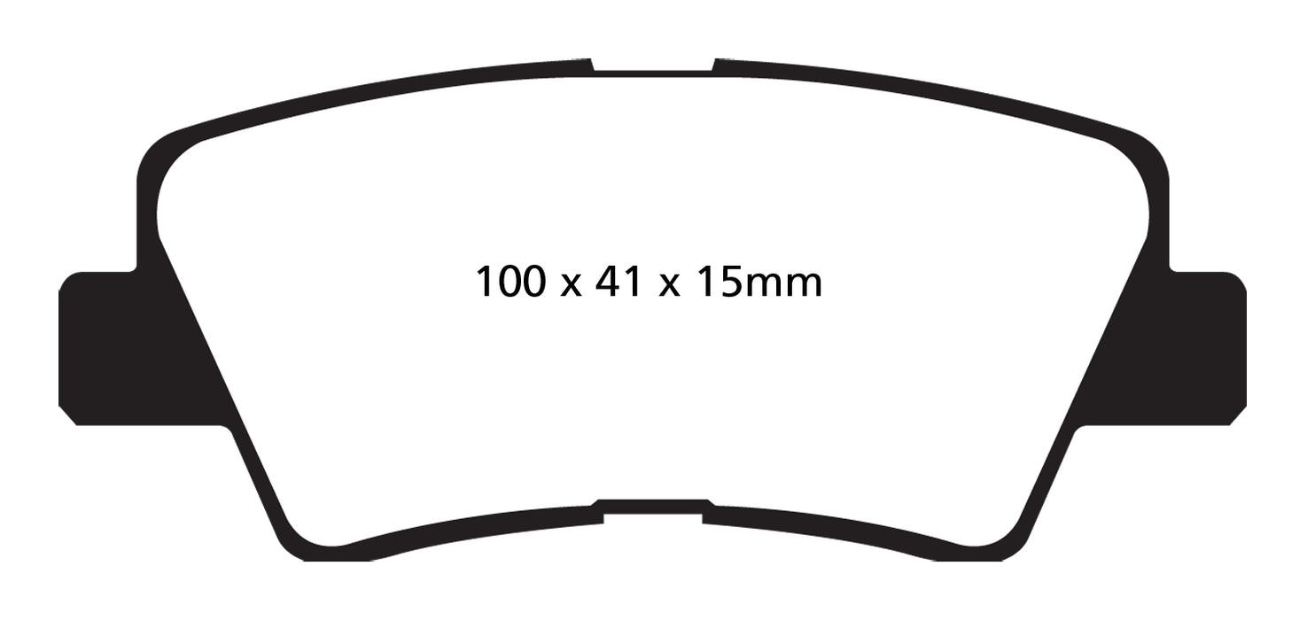EBC Brakes DP22031 Greenstuff 2000 Series Sport Brake Pads - Truck Part Superstore
