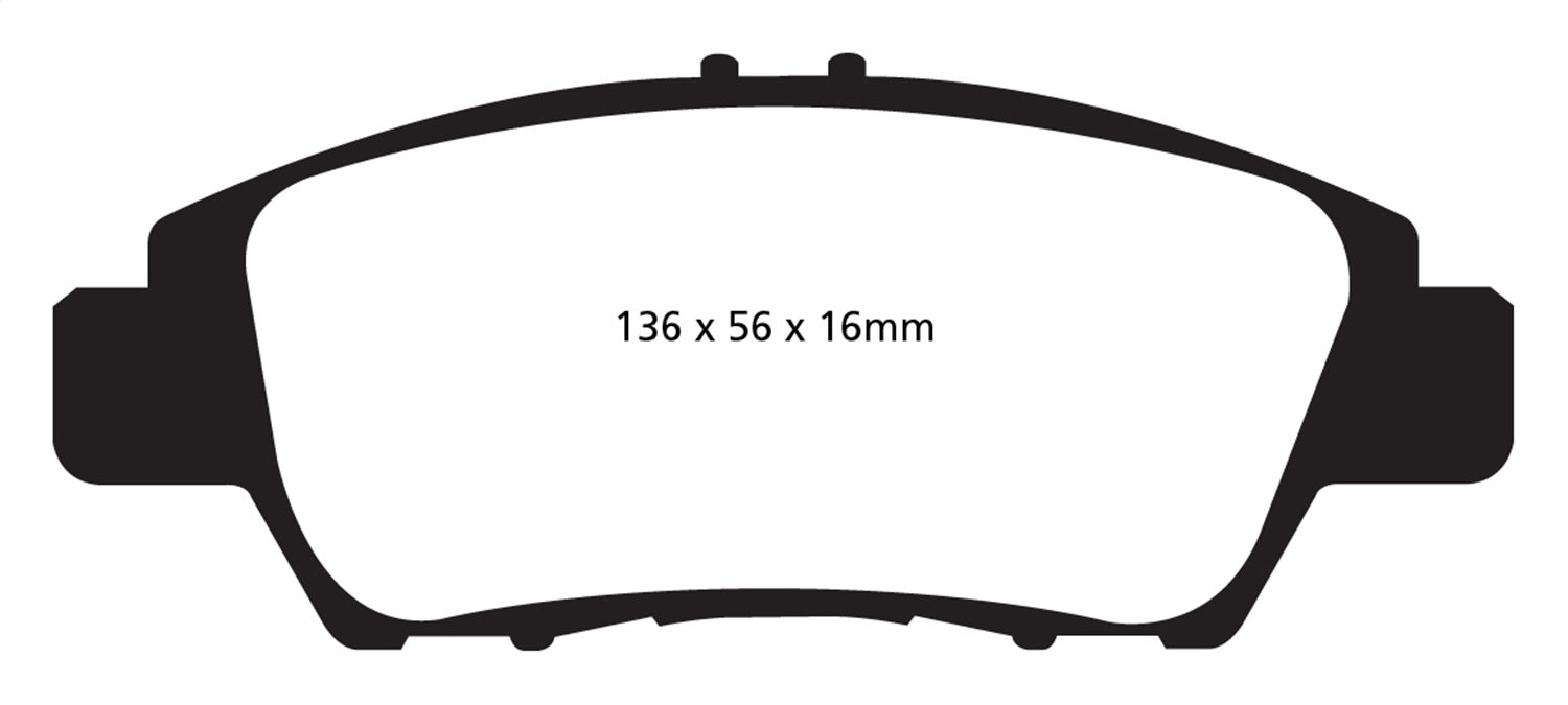 EBC Brakes DP22041 Greenstuff 2000 Series Sport Brake Pads - Truck Part Superstore