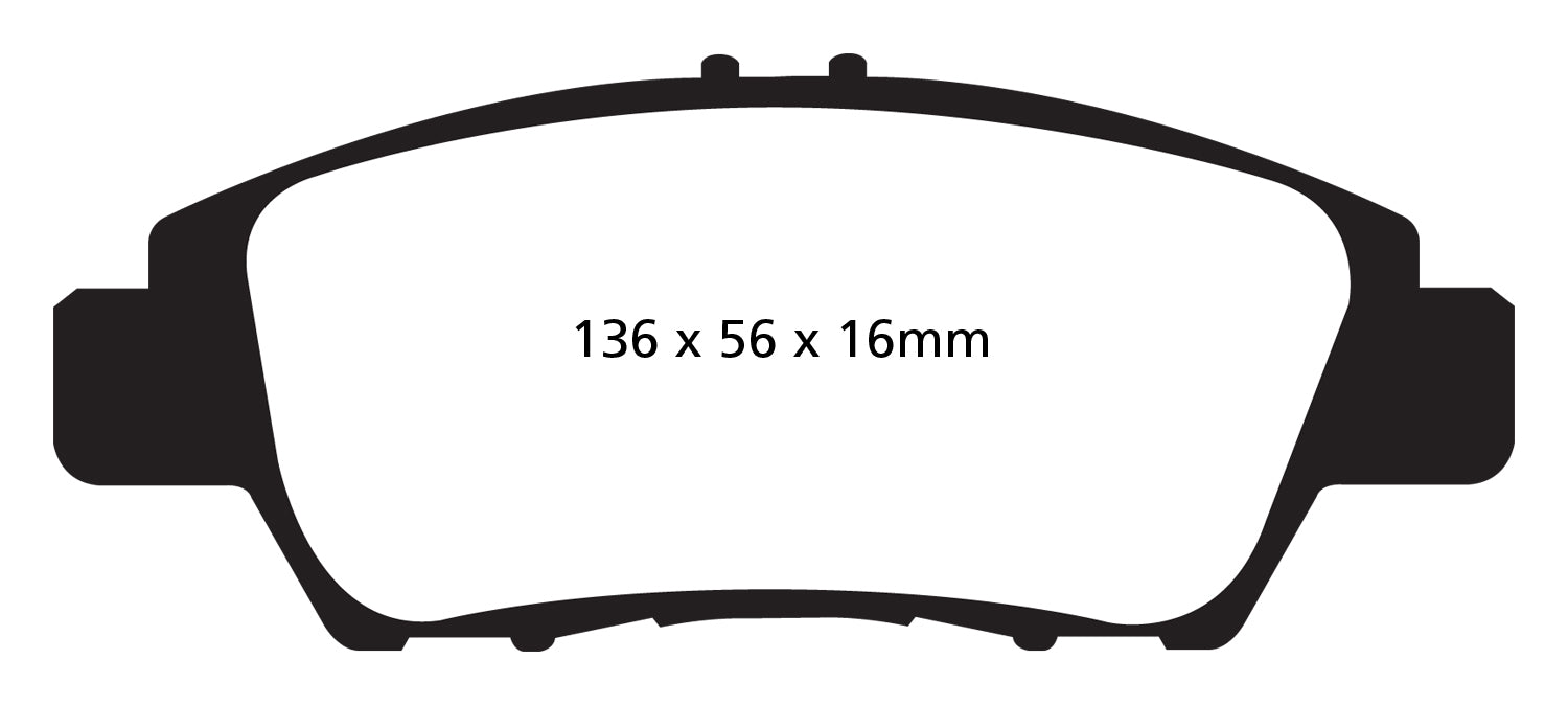EBC Brakes DP22041 Greenstuff 2000 Series Sport Brake Pads - Truck Part Superstore