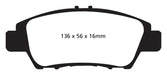 EBC Brakes DP22041 Greenstuff 2000 Series Sport Brake Pads - Truck Part Superstore