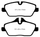 EBC Brakes DP22056 Greenstuff 2000 Series Sport Brake Pads - Truck Part Superstore