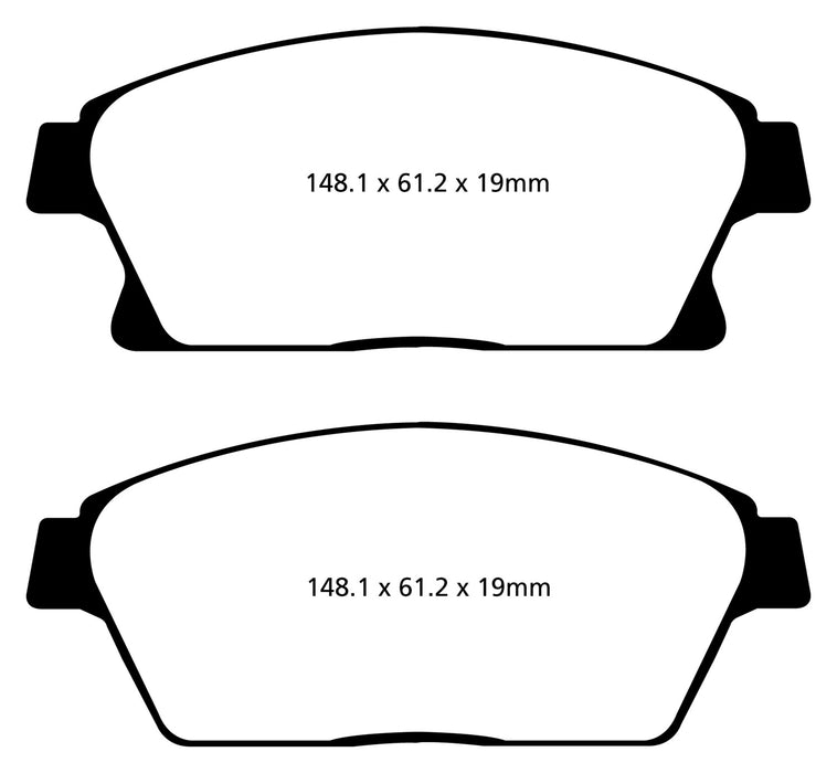 EBC Brakes DP22067 Greenstuff 2000 Series Sport Brake Pads - Truck Part Superstore