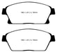 EBC Brakes DP22067 Greenstuff 2000 Series Sport Brake Pads - Truck Part Superstore