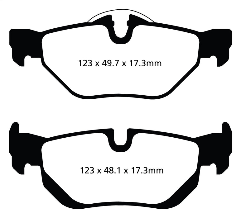 EBC Brakes DP22069 Greenstuff 2000 Series Sport Brake Pads - Truck Part Superstore
