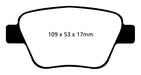 EBC Brakes DP22075 Greenstuff 2000 Series Sport Brake Pads - Truck Part Superstore
