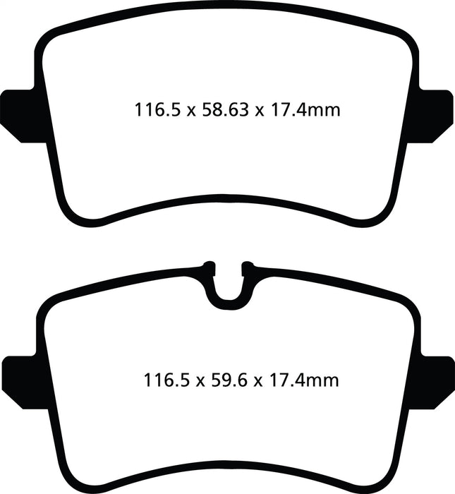 EBC Brakes DP22082 Greenstuff 2000 Series Sport Brake Pads - Truck Part Superstore