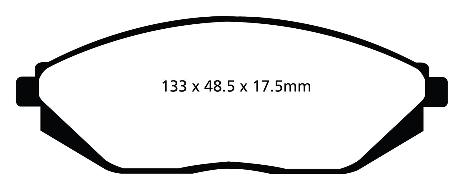 EBC Brakes DP22097 Greenstuff 2000 Series Sport Brake Pads - Truck Part Superstore