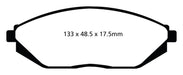 EBC Brakes DP22097 Greenstuff 2000 Series Sport Brake Pads - Truck Part Superstore