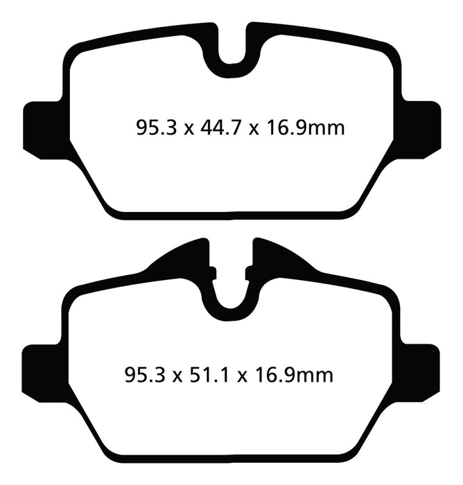 EBC Brakes DP22102 Greenstuff 2000 Series Sport Brake Pads - Truck Part Superstore