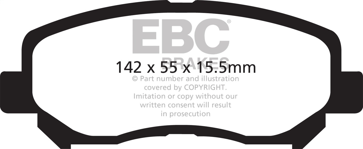 EBC Brakes DP22134 Greenstuff 2000 Series Sport Brake Pads - Truck Part Superstore