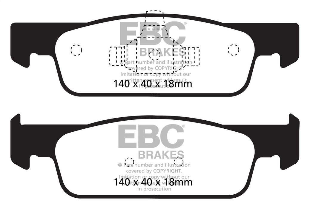 EBC Brakes DP22146 Greenstuff 2000 Series Sport Brake Pads; - Truck Part Superstore