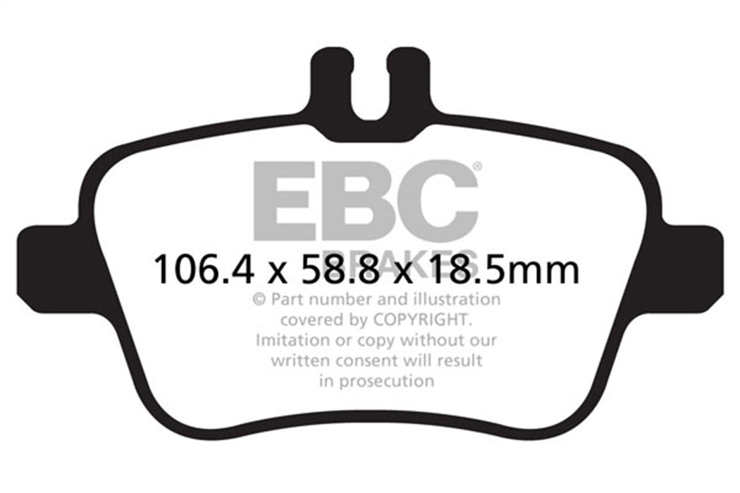 EBC Brakes DP22157 Greenstuff 2000 Series Sport Brake Pads - Truck Part Superstore