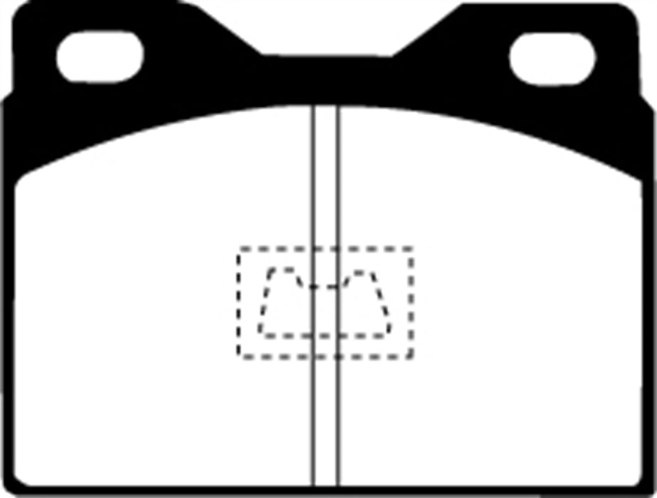 EBC Brakes DP2220 Greenstuff 2000 Series Sport Brake Pads - Truck Part Superstore
