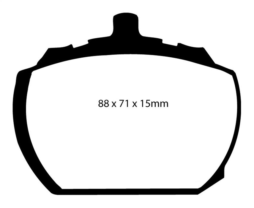EBC Brakes DP2240 Greenstuff 2000 Series Sport Brake Pads - Truck Part Superstore