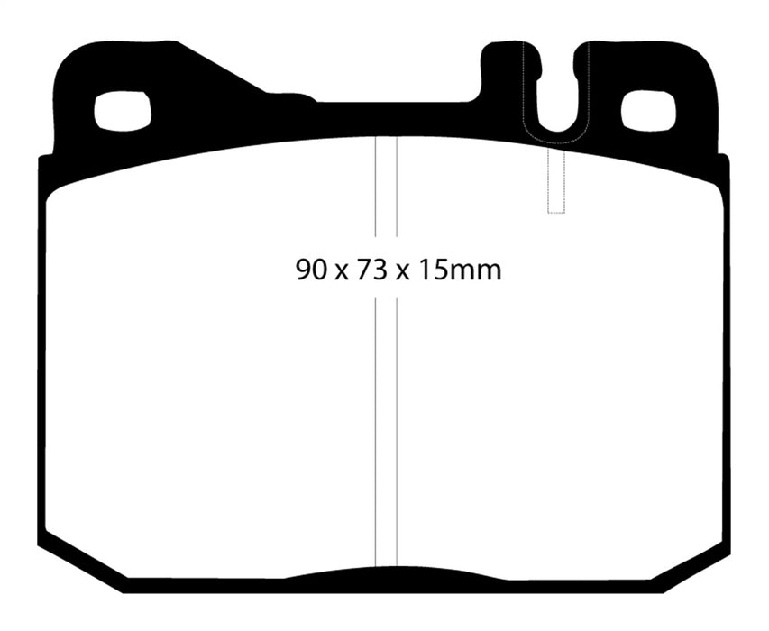 EBC Brakes DP2261 Greenstuff 2000 Series Sport Brake Pads - Truck Part Superstore