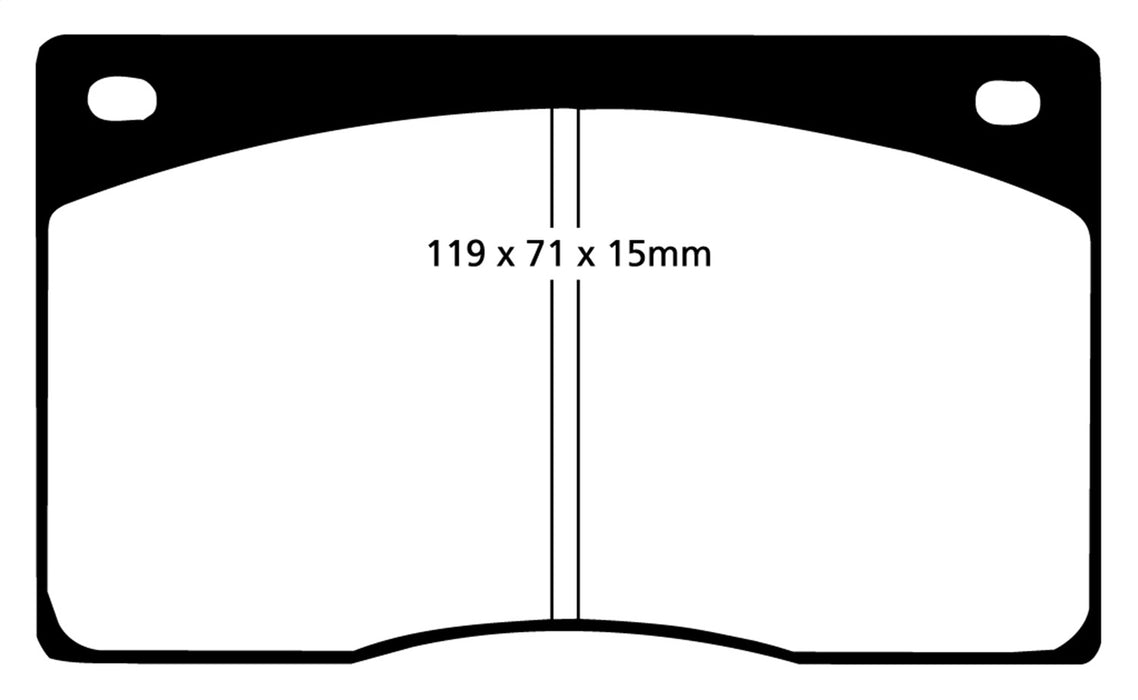 EBC Brakes DP2262 Greenstuff 2000 Series Sport Brake Pads - Truck Part Superstore