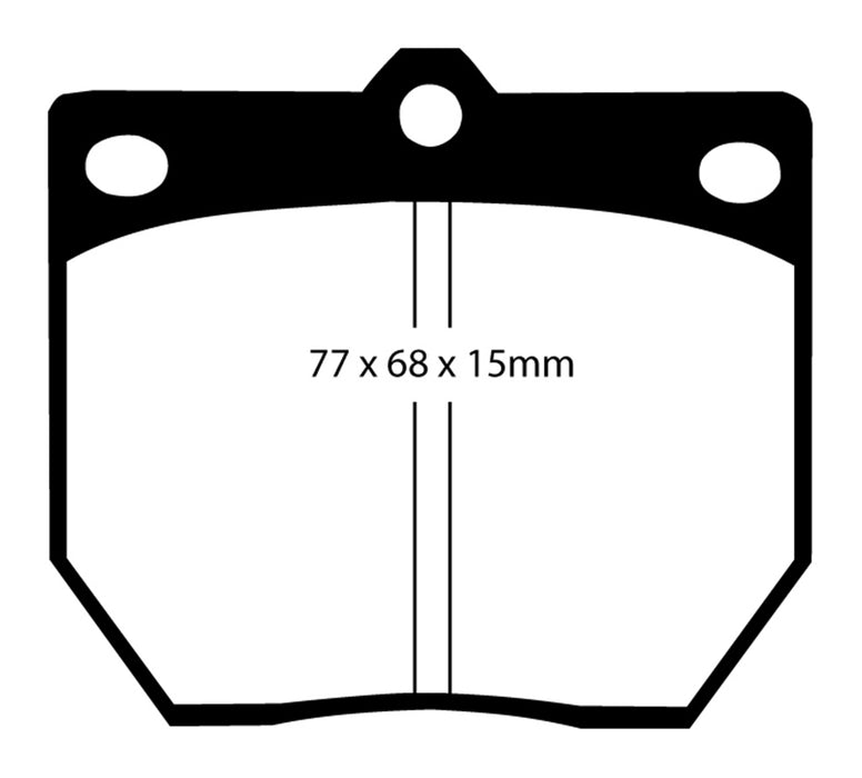 EBC Brakes DP2273 Greenstuff 2000 Series Sport Brake Pads - Truck Part Superstore