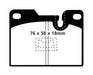 EBC Brakes DP2346 Greenstuff 2000 Series Sport Brake Pads - Truck Part Superstore