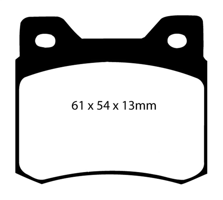 EBC Brakes DP2464 Greenstuff 2000 Series Sport Brake Pads; FMSI Pad No. D426; - Truck Part Superstore