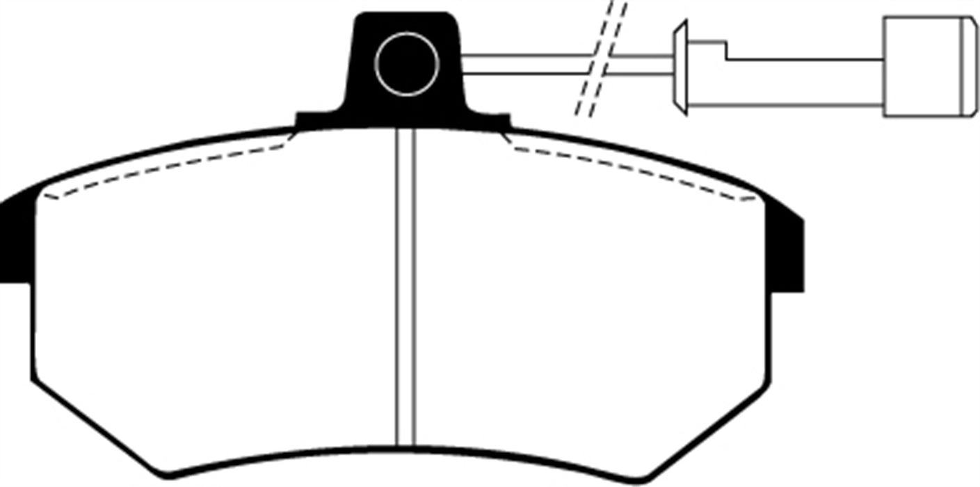 EBC Brakes DP2486 Greenstuff 2000 Series Sport Brake Pads - Truck Part Superstore