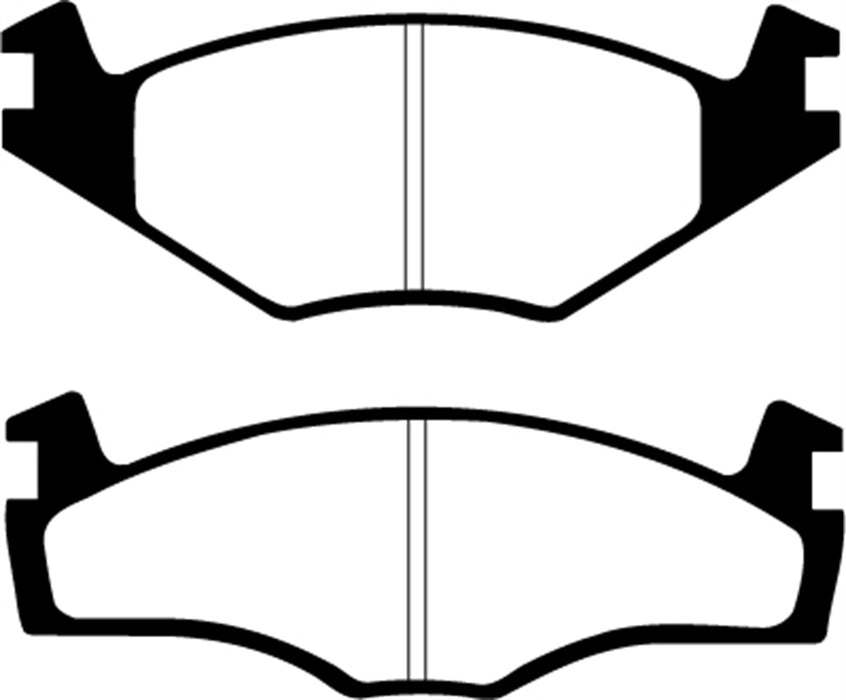 EBC Brakes DP2517 Greenstuff 2000 Series Sport Brake Pads - Truck Part Superstore