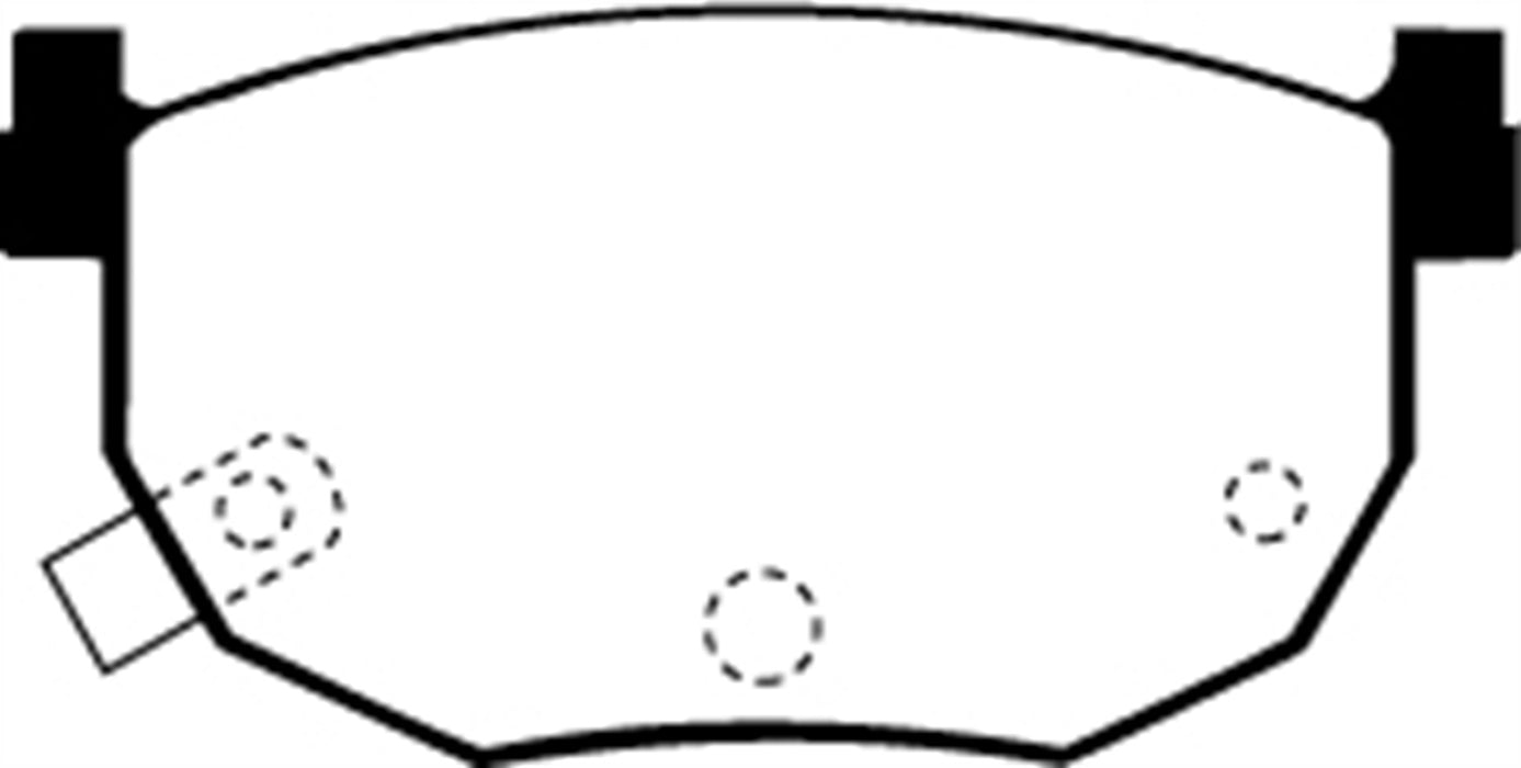 EBC Brakes DP2528 Greenstuff 2000 Series Sport Brake Pads; FMSI Pad No. D272; - Truck Part Superstore
