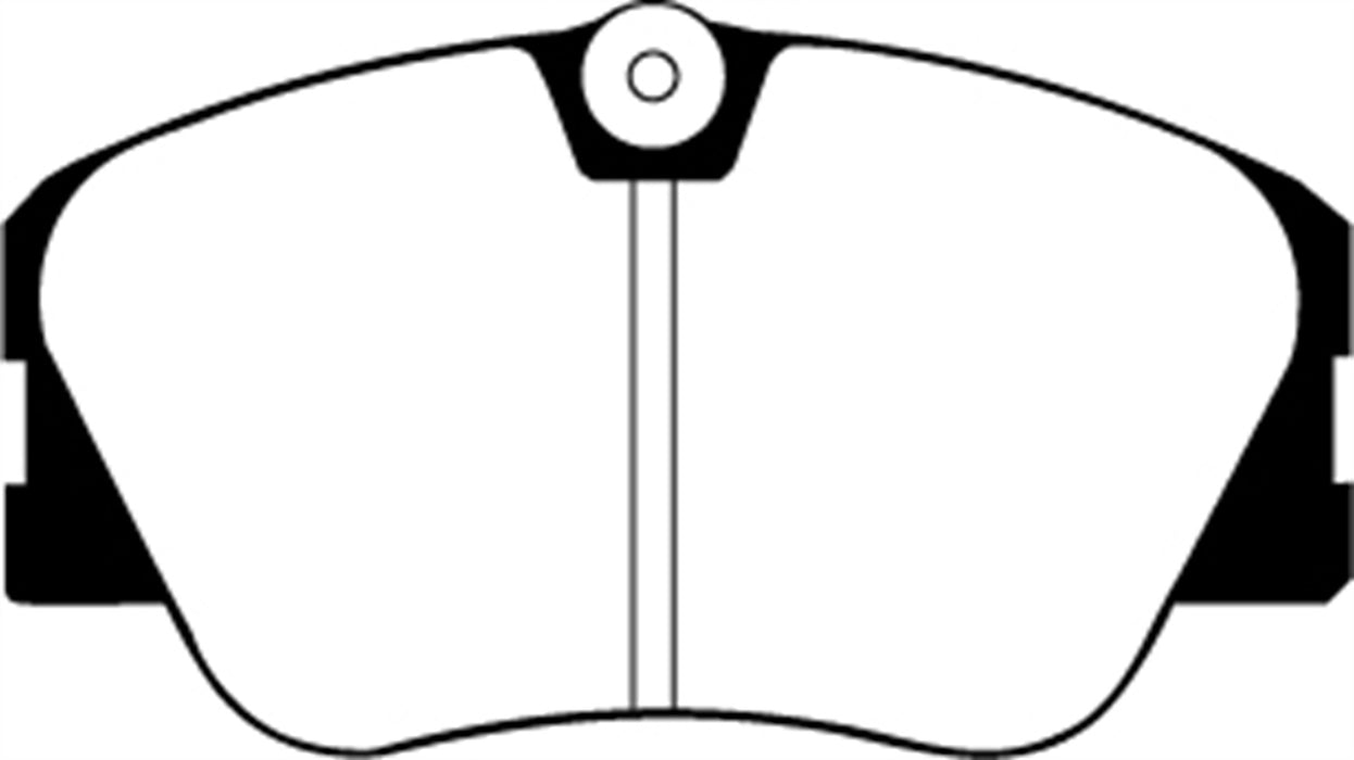 EBC Brakes DP2577 Greenstuff 2000 Series Sport Brake Pads - Truck Part Superstore