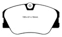 EBC Brakes DP2577 Greenstuff 2000 Series Sport Brake Pads - Truck Part Superstore