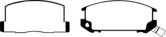 EBC Brakes DP2602 Greenstuff 2000 Series Sport Brake Pads; FMSI Pad No. D309; - Truck Part Superstore