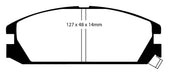 EBC Brakes DP2623 Greenstuff 2000 Series Sport Brake Pads - Truck Part Superstore