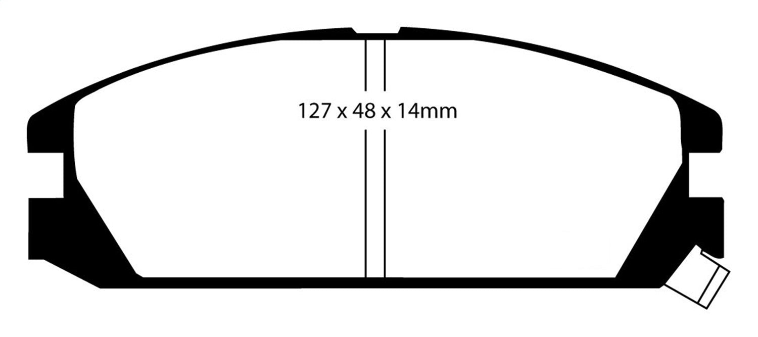 EBC Brakes DP2623 Greenstuff 2000 Series Sport Brake Pads - Truck Part Superstore