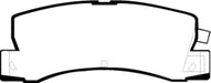 EBC Brakes DP2628 Greenstuff 2000 Series Sport Brake Pads; FMSI Pad No. D685; - Truck Part Superstore