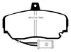 EBC Brakes DP2630 Greenstuff 2000 Series Sport Brake Pads - Truck Part Superstore